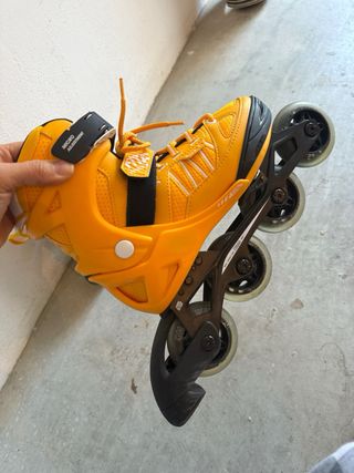 Patines Ajustables 35/38 Amarillo