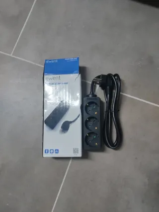 Regleta 3 enchufes Ewent