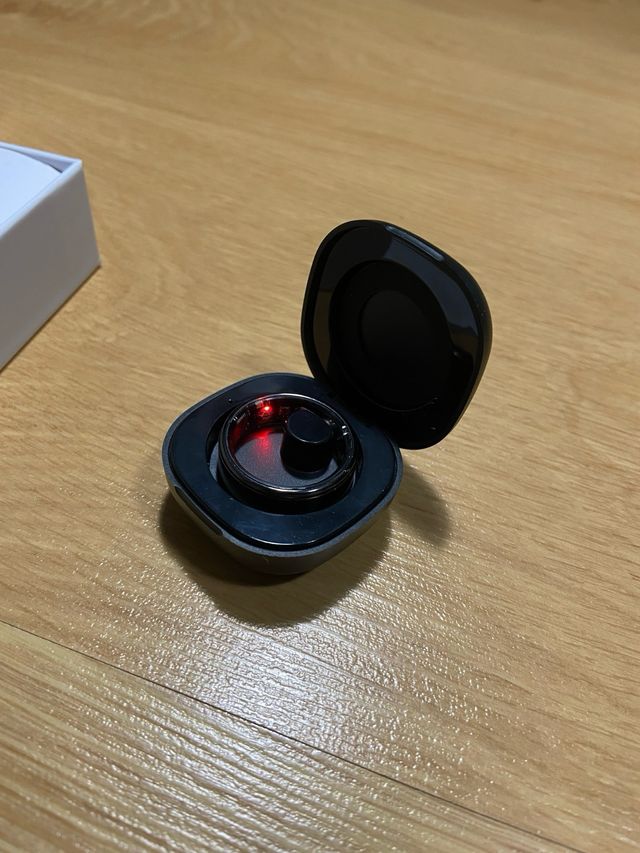 QRing Smart Ring Deep Grey Talla 12