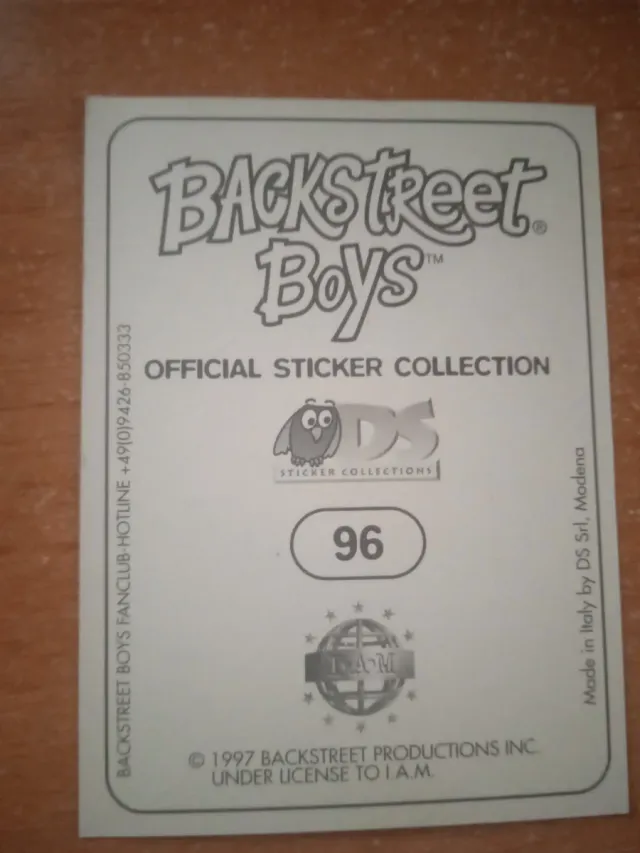 Backstreet Boys Cromo Tour '96