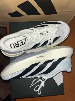 Adidas Adizero Evo Sl Zapatillas Blancas Negras