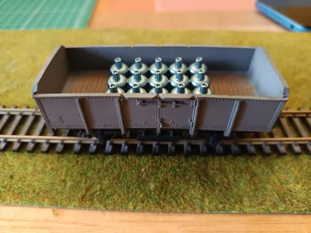 Carro merci H0 con carico