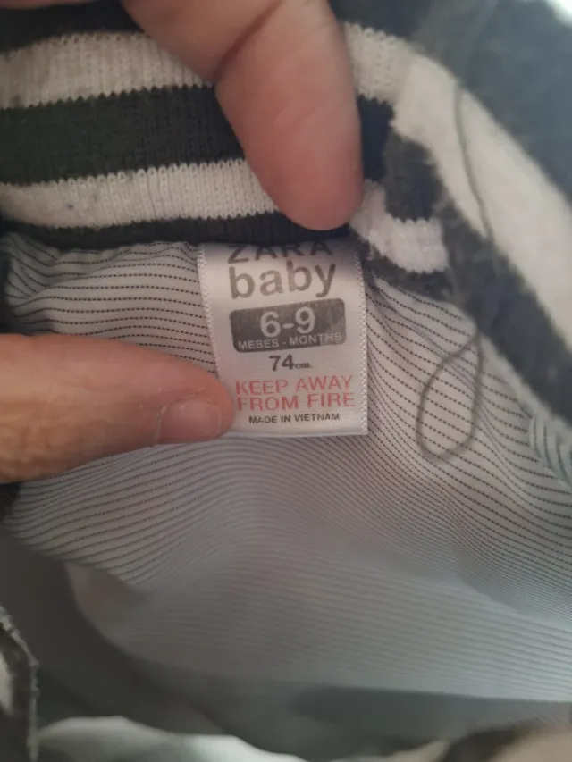 Chaleco Zara Bebé Verde