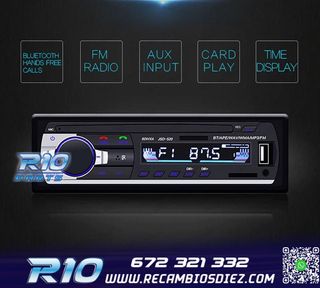 RADIO 1DIN BLUETOOTH MP3 USB SD AUX