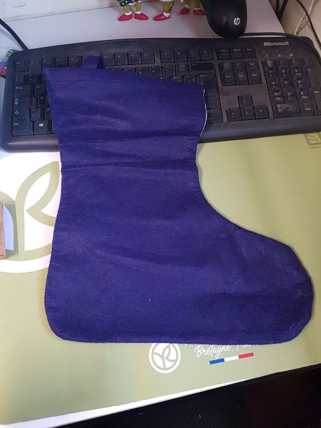 Calza Befana con decorazioni