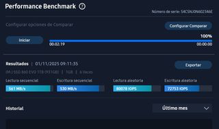 Samsung SSD 860 EVO 1TB.
