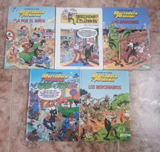 Pack 5 cómics de Mortadelo y Filemón 
