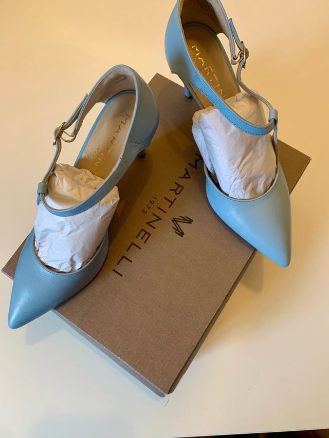 Zapatos de tacón Martinelli Azul suave 