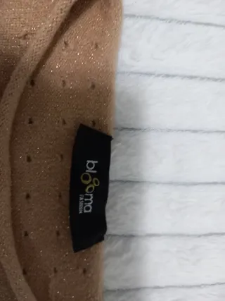 Maglioncino Beige/Oro 95% Poliestere 5% Spandex