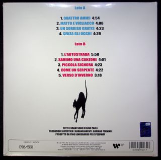 Gino Paoli - Matto Come Un Gatto Vinile Rosa