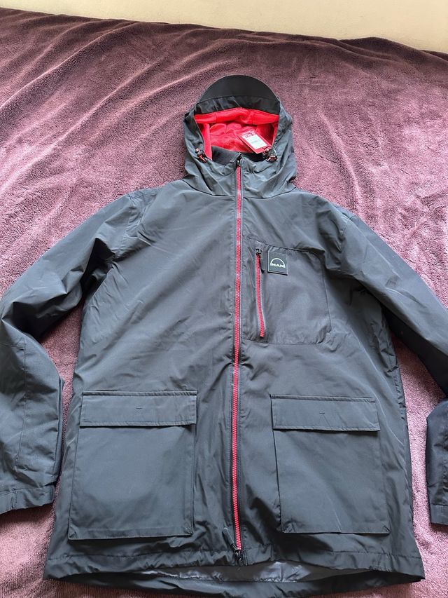 Chaqueta MAN Negra y Roja