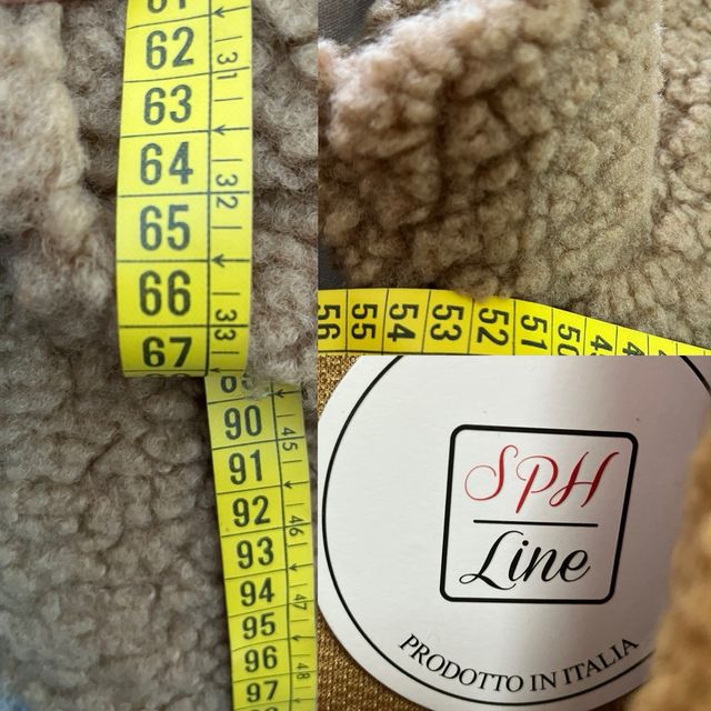 Chaleco teddy talla única beige