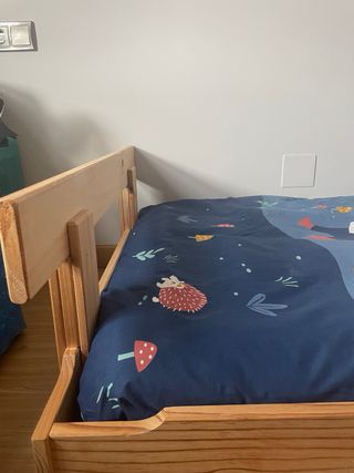 Cama infantil 2x90 con funda nórdica
