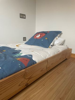 Cama infantil 2x90 con funda nórdica