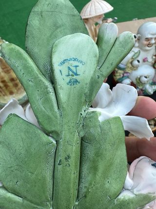 Ramo de flores Capodimonte Porcelana Italiana