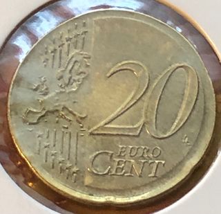 Moneda 20 cts Alemania 2008 ERROR