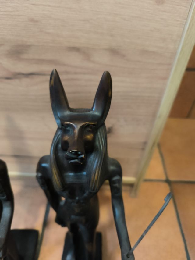 Figuras Dioses Egipcios Ramsés y Anubis