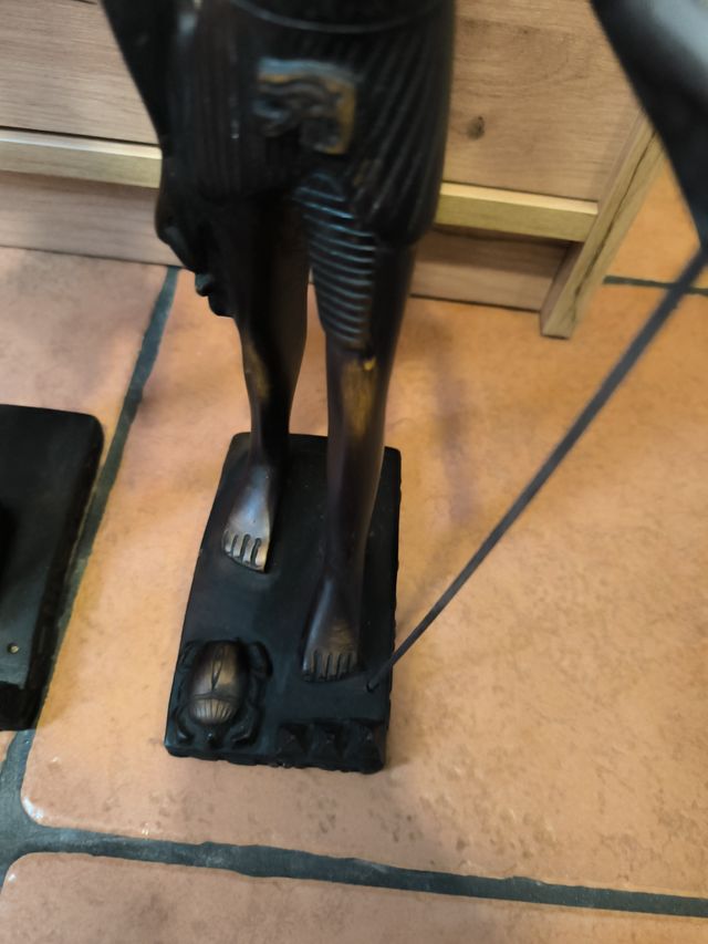 Figuras Dioses Egipcios Ramsés y Anubis
