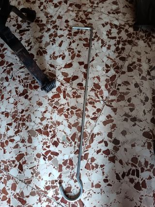 Set di attrezzi percamino e stufa in ferro battuto