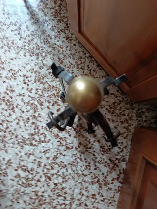 Set di attrezzi percamino e stufa in ferro battuto