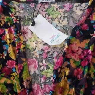 Body Zara floral Talla S nuevo!