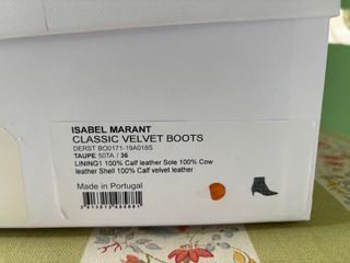 Botines Isabel Marant DERST Taupe T.36. NUEVOS