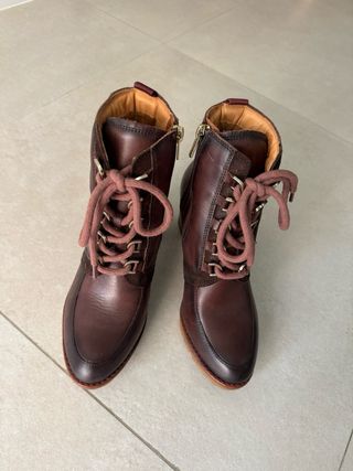 Botines Pikolinos Marrones con Cordones/talla 37