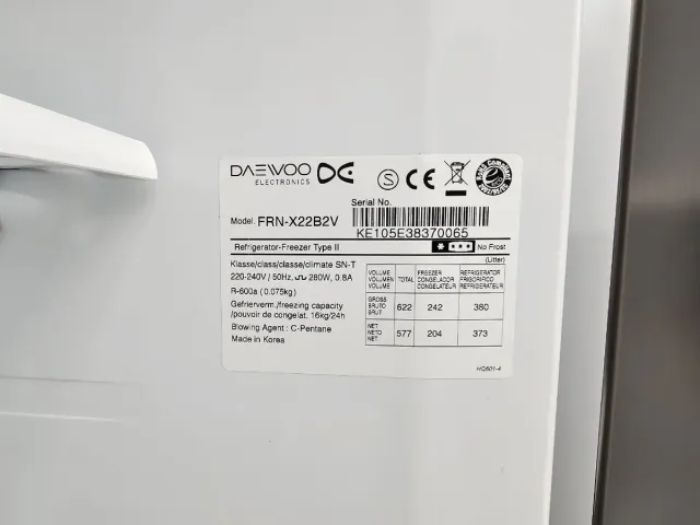 Nevera Daewoo Americana No Frost con Garantía