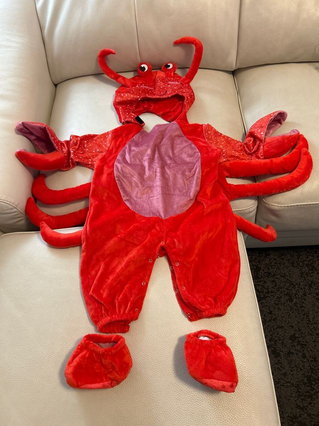 Disfraz Cangrejo 6-12 Meses