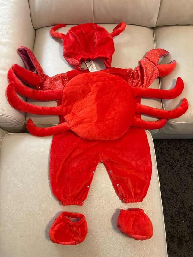 Disfraz Cangrejo 6-12 Meses