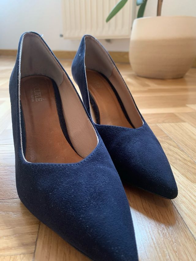 Zapatos de salón azul marino mujer CUPLÉ