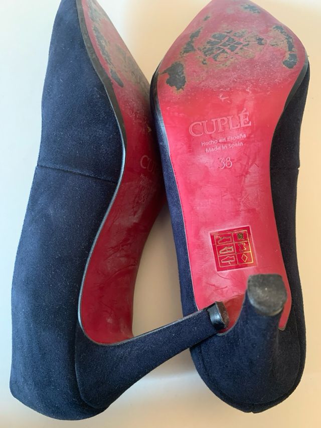 Zapatos de salón azul marino mujer CUPLÉ