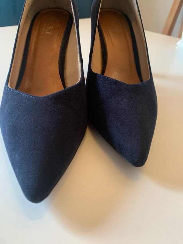Zapatos de salón azul marino mujer CUPLÉ