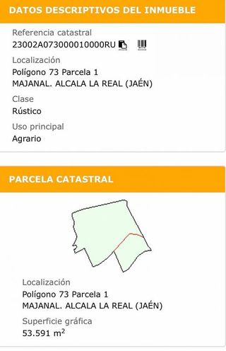 Terreno en venta en Alcalá la Real
