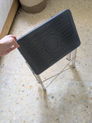 Escalera pequeña 2 peldaños plegable