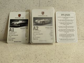 Juego de cartas Porsche Cards