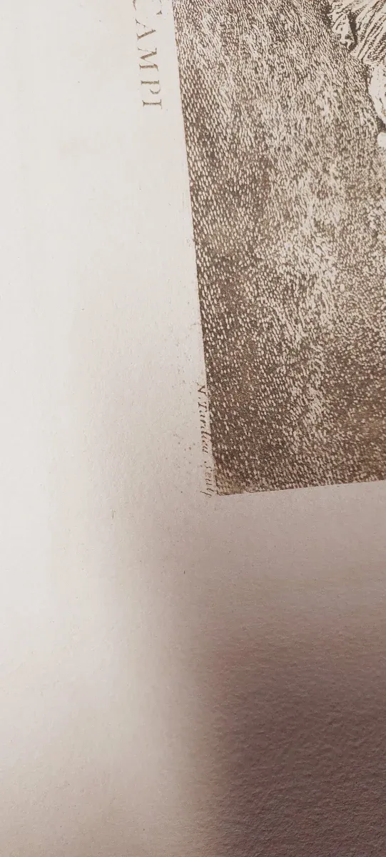 Grabado Tardieu Los Campos Eliseos