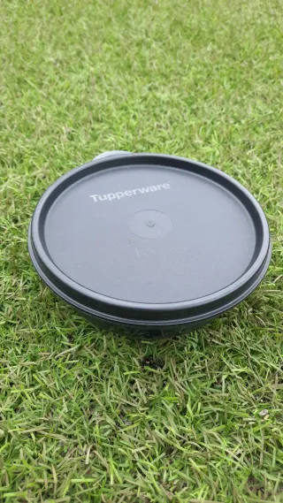 Caixa Tupperware 300ml Preta Nova