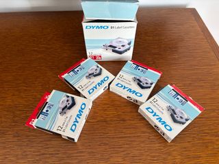 Cartuchos de cinta DYMO D1 (12mm x 7m)