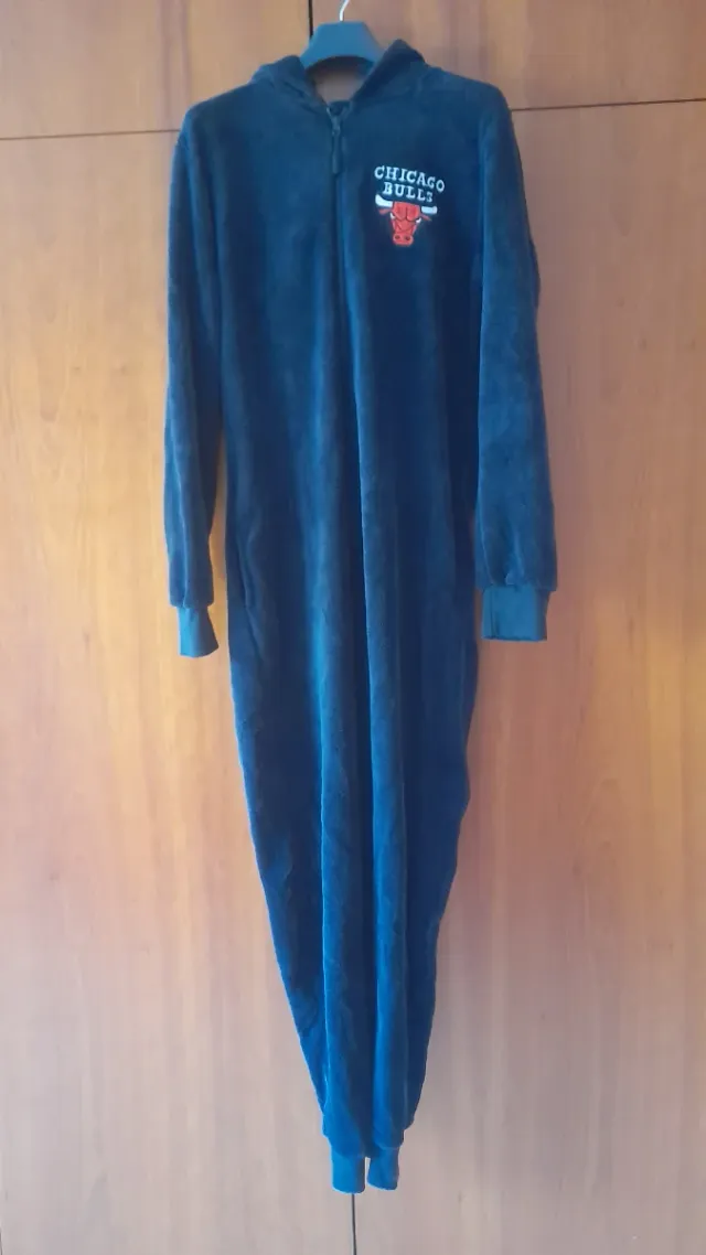 Pijama mono felpa NBA Chicago Bulls con capucha