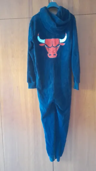 Pijama mono felpa NBA Chicago Bulls con capucha