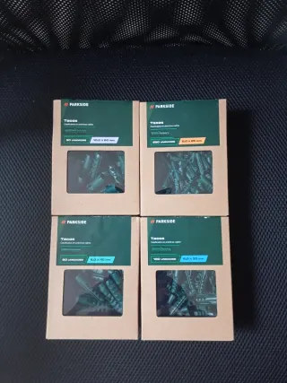 Parkside 500 Tacos de plástico (varios tamaños)