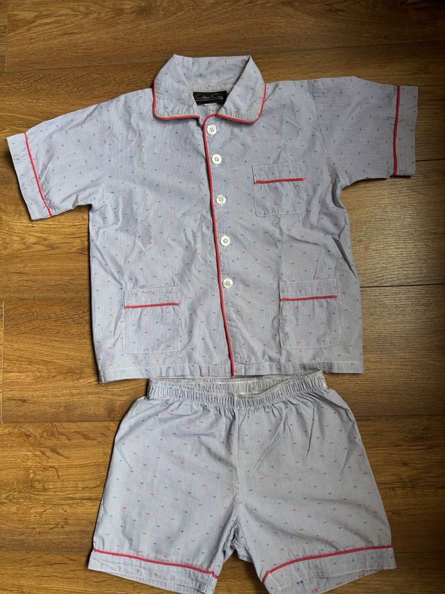 Pijama niño algodón T6