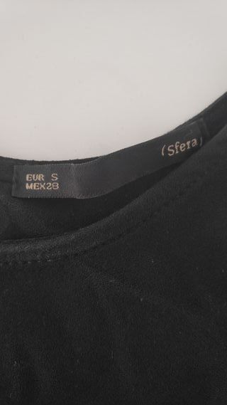 Blusa Sfera Negra Talla S
