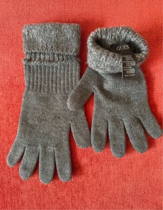 Guanti Guess Grigio Lana