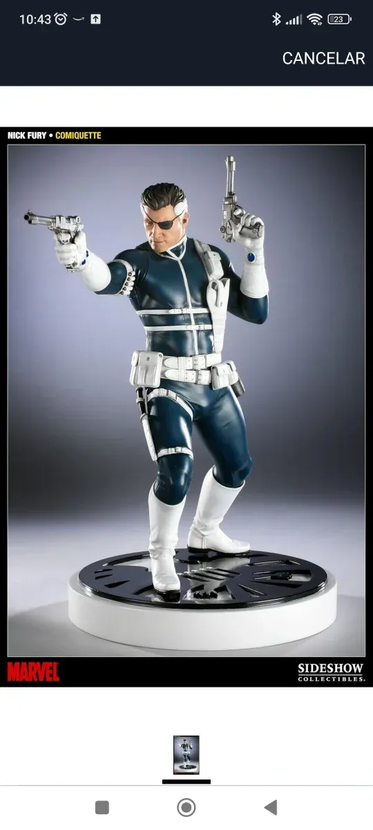 Figura Nick Fury Sideshow Comiquette