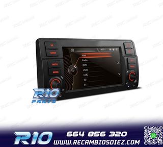 RADIO NAVEGADOR 7" PARA BMW SERIE 3 E46 98-06 USB GPS TACTIL