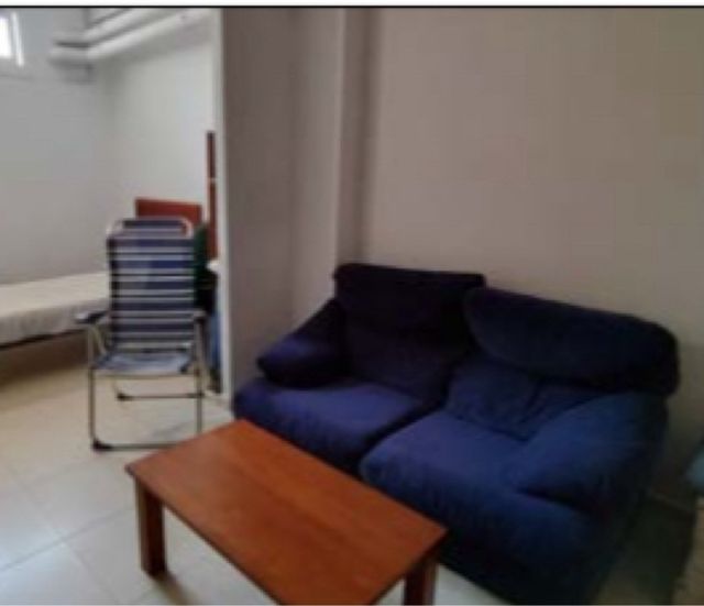 Sofá dos plazas azul