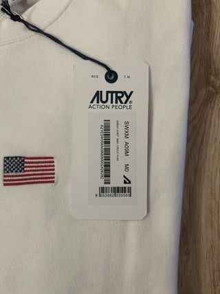 Felpa Autry Action Wear Circle Flags M NUOVA