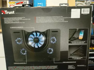 Base Refrigeradora Trust Gaming LED Azul